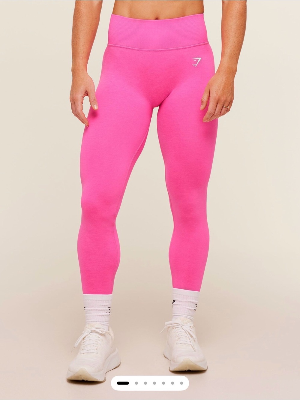 Gymshark Pink Seamless Athletic Leggings